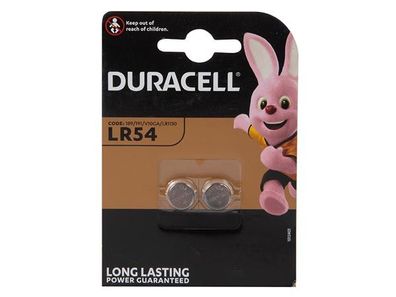 Duracell - BDLR54-BL2 - 1.5 V Alkali-Mangan-Knopfzelle - LR54 - 2 St