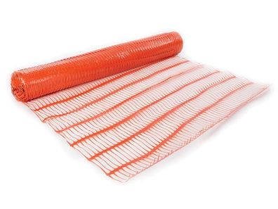 Perel - 1820-50 - Sicherheitsnetz für Bau, 1 x 50 m, orange