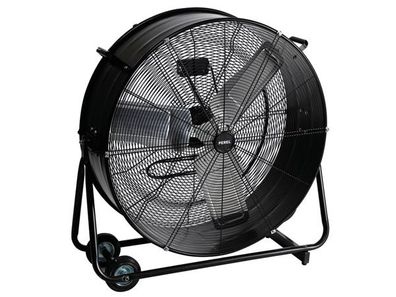 Perel - CFAN0475 - Bodenventilator - metall - Ø 75 cm - schwarz