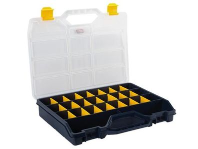 TAYG - Sortimentskasten - 460 x 350 x 81 mm - 21 Herausnehmbare Trennwände