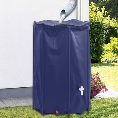 vidaXL Wassertank mit Wasserhahn Faltbar 1000 L PVC