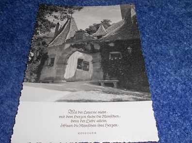 Postkarte-Karte mit Spruch- Oberlausitzer Kunstverlag-Mit der Laterne