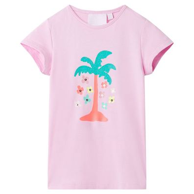 Kinder-T-Shirt Lila 140