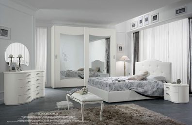 Hocker Fußhocker Schlafzimmer Möbel Design Art déco Stil Italienische MobilPiu