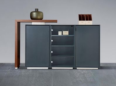 Sideboard Kommode Schrank Konsole Anrichte Büromöbel 221cm xxl Kommoden Schränke