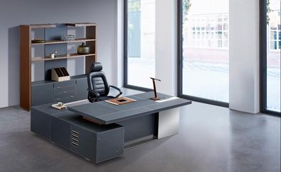 Büro Einrichtung Design Tisch Schreibtisch Exclusive Kanzlei Praxis Tische Chef