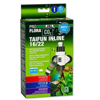 JBL Proflora CO2 Taifun Inline 16/22 Hochleistungsdiffusor