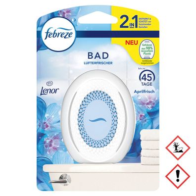 Febreze Bad Lufterfrischer Lenor Aprilfrisch 1 Stück, 7,5ml