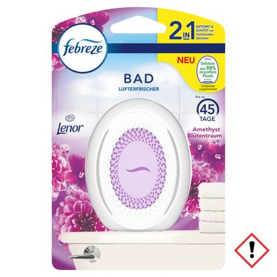 Febreze Bad Lufterfrischer Lenor Amethyst 1 Stück, 7,5ml