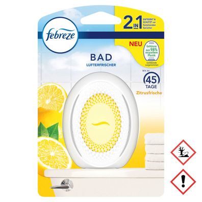 Febreze Bad Lufterfrischer Zitrusfrische 1 Stück, 7,5ml