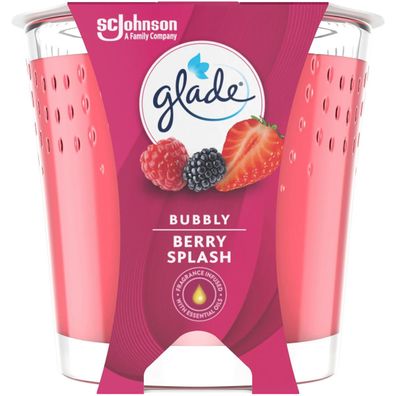 Glade Duftkerze Bubbly Berry Splash 1 Stück