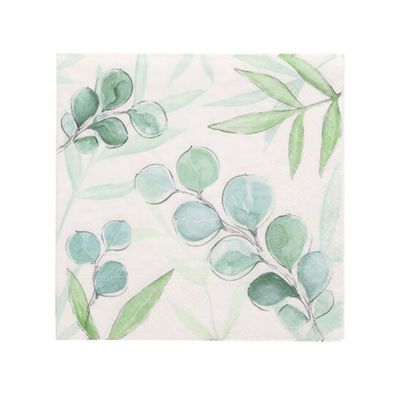 Papstar Servietten Eucalyptus Twigs
