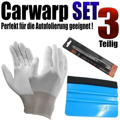 Car Wrap Set zur Auto Vollfolierung - Rakel Set - Auto Folien - Aufkleber Sticke