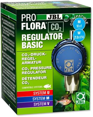 JBL ProFlora Co2 Regulator Basic Druckminderer für Mehr-und Einwegflaschen