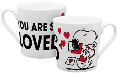 Peanuts Tasse Snoopy you are so loved - Porzellan Kaffee Tee