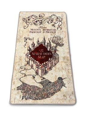 Harry Potter Teppich Marauders Map 76 x 133 cm Hogwarts School of Witchcraft