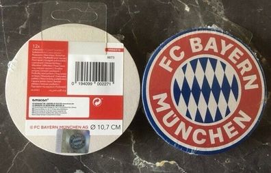 FC Bayern München Bierdeckel Emblem 48 Stk Fanartikel Untersetzer neu