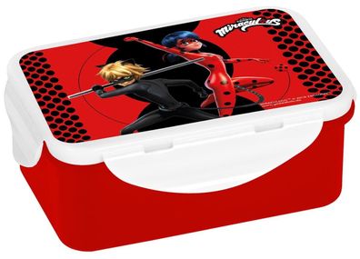 Lunchbox Brotdose klein Miraculous Lady Bug BPA Frei 16 x 10,5 x 6,5 cm