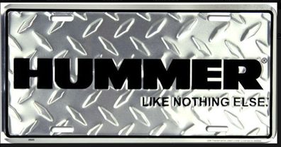 US Nummernschild Hummer US License plate - 30x15 cm like nothing else 4x4 Humvie