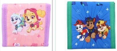 Disney Paw Patrol Geldbeutel Geldbörse pink oder blau 10x10x1cm 100%Polyester