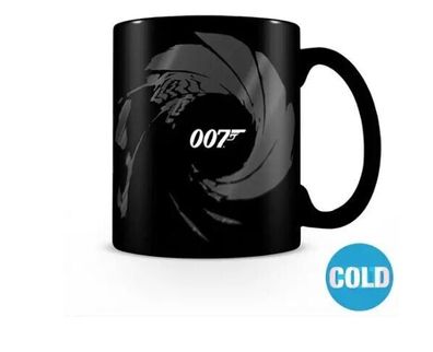 JAMES BOND 007 Gunbarrel Sequenz Tasse mit Thermoeffekt - Kaffee Tee