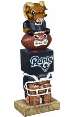 NFL Los Angeles Rams TIKI Totem Maskottchen Football ca.14x10x40cm