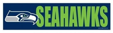 Seattle Seahawks US Aufkleber 7,5x30,5cm Logo Decal Emblem NFL Football