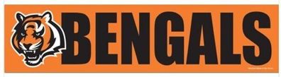 Cincinnati Bengals US Aufkleber 7,5x30,5cm Logo Decal Emblem NFL Football