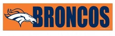 Denver Broncos US Aufkleber 7,5x30,5cm Logo Decal Emblem NFL Football