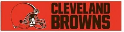 Cleveland Browns US Aufkleber 7,5x30,5cm Logo Decal Emblem NFL Football