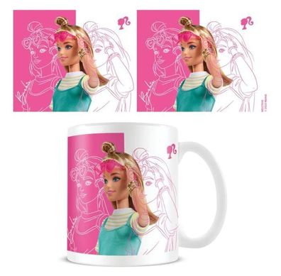 Barbie Kaffeetasse 315 ML Barbie Girl - Barbie Head - rosa pink Lifestyle