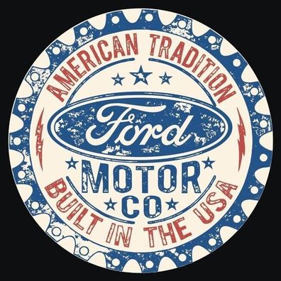 FORD American Tradition- Built in USA rund - 12 inch / ca. 30 cm Durchmesser