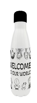 Isolierflasche Peanuts Comic Edition 500ml Edelstahl - 26 cm hoch