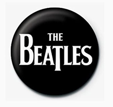 Beatles Ansteck-Pin Logo Anstecker Button Ø2,5 cm - Hard Days Night Sgt. Pepper