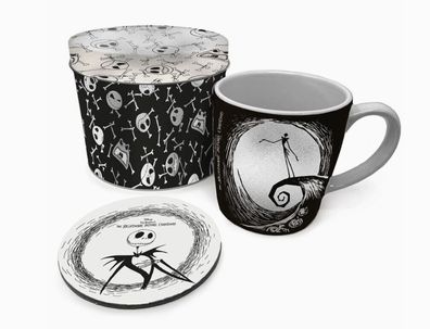 Nightmare before Christmas Set: Tasse mit Untersetzer+Dose - 3 Designs !