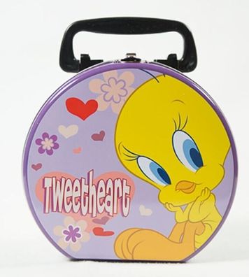 Tweety Looney Tunes Tweethear Dose / Lunch Box Lunchbox aus Metall 16x16x8 cm