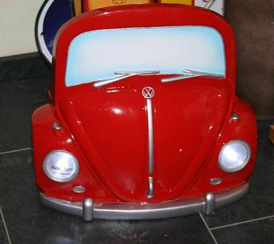 Coole VW Käfer Front mit Licht ! - Maße 40x35x17 cm Herbie Beetle Volkswagen