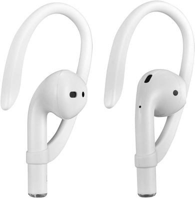 Ohrhakenhalter fér AirPods, Anti-Verlust-Silikonhaken (2 Paar)