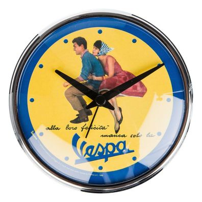 Kultige Vespa Wecker Pinup Lady + Alla loro felicità manca solo la Vespa neu+ovp