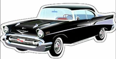 US Schild GM Chevrolet Bel Air 1957 neu + ovp ca. 60 x 25 cm