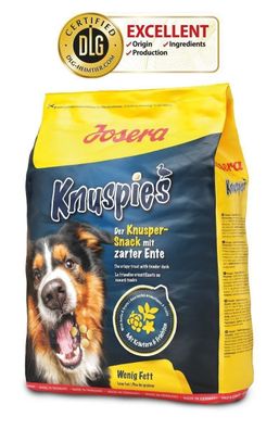 JOSERA ¦Snaxx Knuspis mit Ente - 5x900g ¦ Hundetrockensnacks