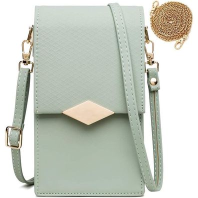 Handy Umhängetasche Leder Handytasche Kleine Crossbody Geldbörse