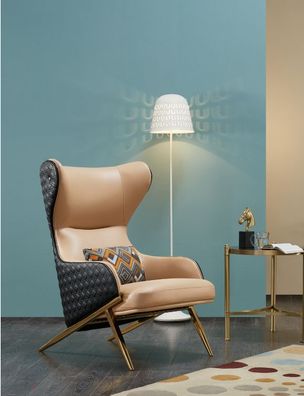 Ohren Sessel Club Lounge Designer Möbel Fernseh Sofa Stuhl Stühle Polster Sitz