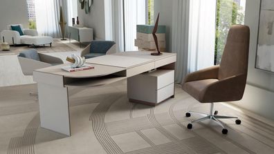 Drehbarer Chefsessel Designs Arbeitszimmer Italienische Möbel Relax Lounge Neu