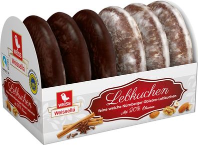 Weiss Oblatenlebkuchen "Weissella" 2-fach 200g