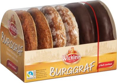 Wicklein Burggraf Lebkuchen, 3-fach sortiert, 200g