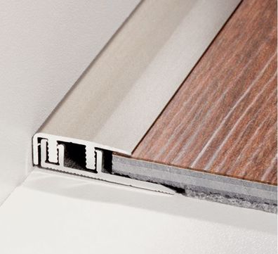 Küberit Design-Clip - Abschlussprofil - silber - Länge 90 cm