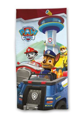 Paw Patrol Duschtuch Badetuch Strandtuch blau 70 x 140cm