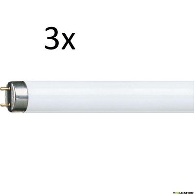 3x Paulmann T8 G13 LED Röhre + Starter 18W 4000K 120cm EEK: (Spektrum A-G)