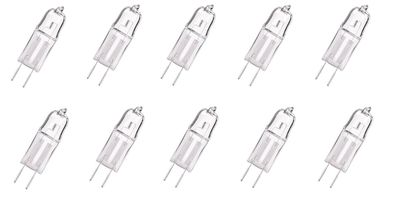 10x OSRAM Halogen Halostar Pin 12V G4 10W warmweiß 140 lm 64415 EEK: (Spk. A-G)